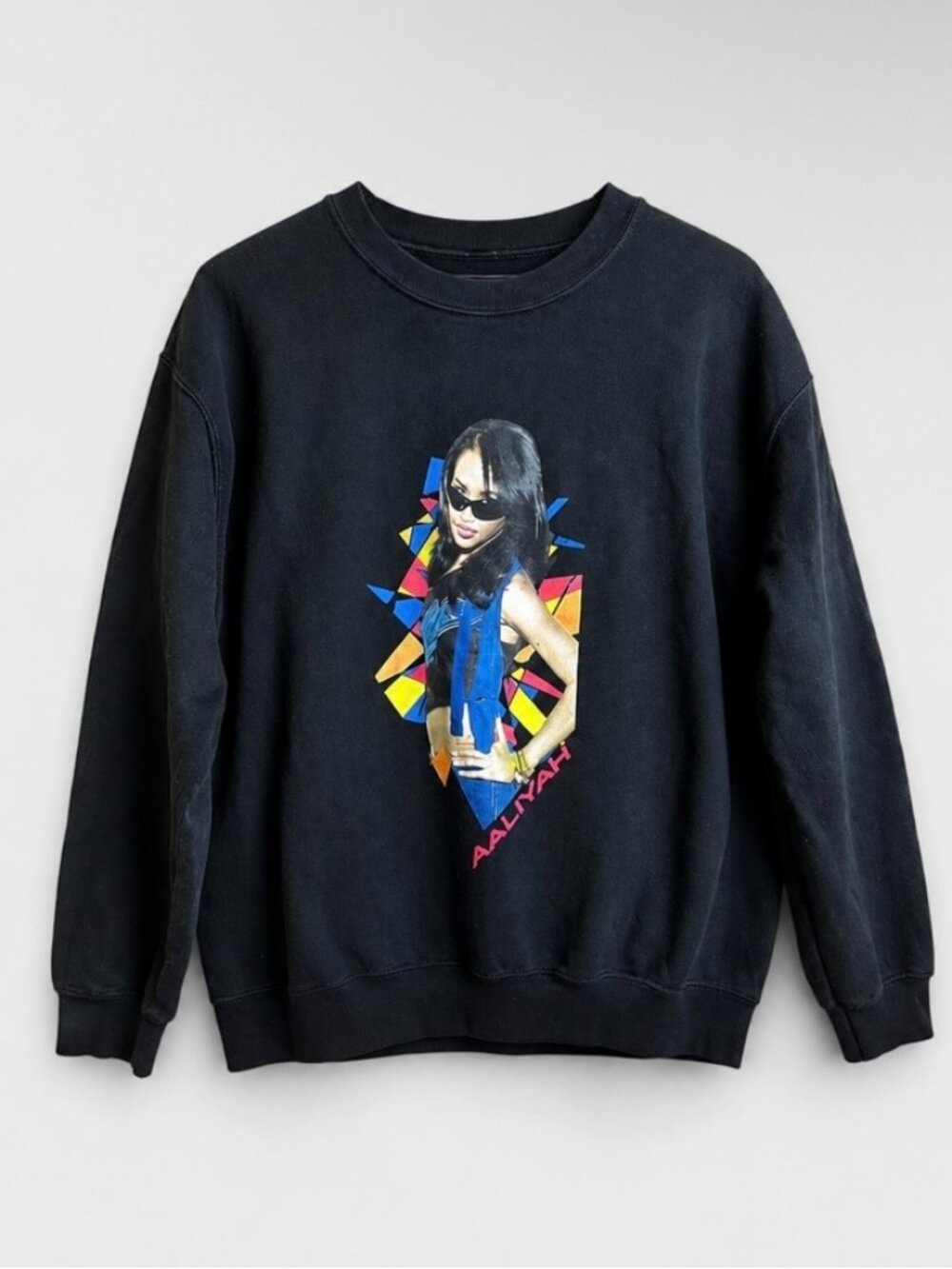 Aaliyah Graphic Vintage Style Sweatshirt